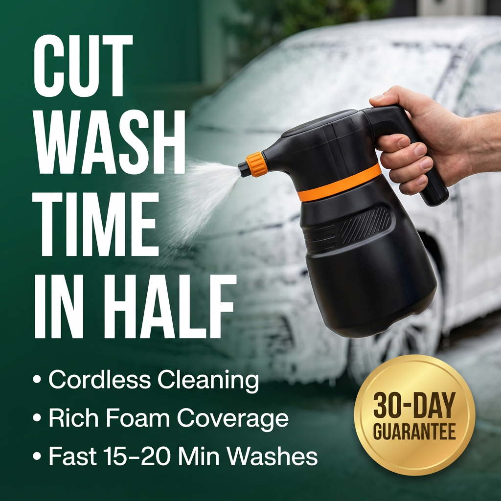 30-Day Guarantee — Jet Boost™ Foam Sprayer