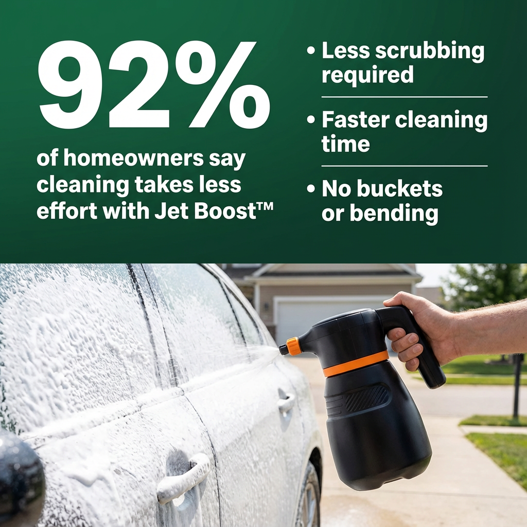 30-Day Guarantee — Jet Boost™ Foam Sprayer